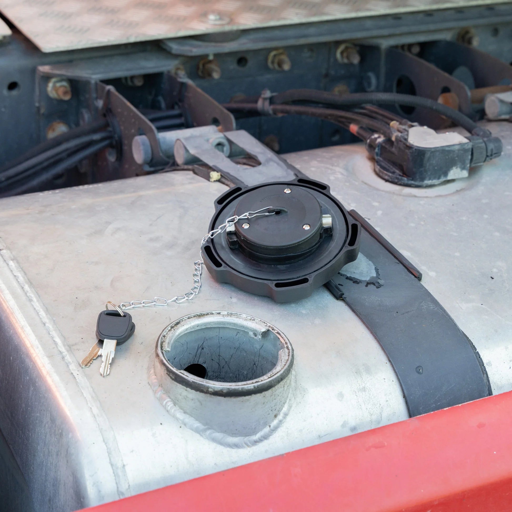 TruckTitan™ - Tapón de depósito Antirrobo con Alarma